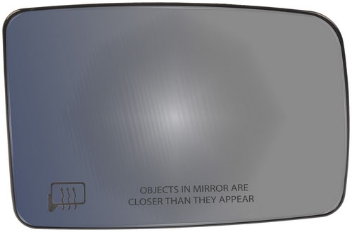 56309 Passenger Side Help Series Mirror Glass, Heated, No Blind Spot Feature - Dorman 56309 Passenger Side Heated Door Mirror Glass Compatible with Select Ford / Lincoln Models - Dorman - HELP Door Mirror Glass 56309 - Heated Plastic Backed Mirror Right