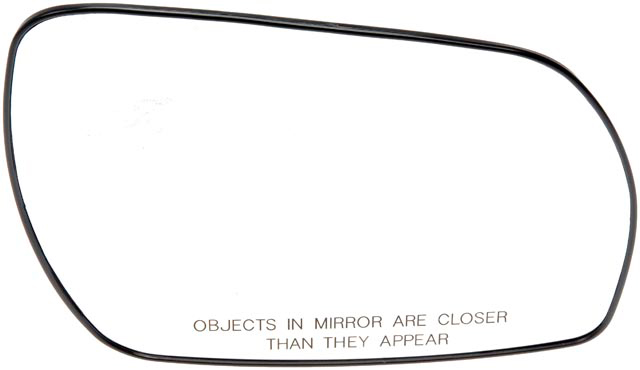 56551 Passenger Side Help Series Mirror Glass, Heated, No Blind Spot Feature - Dorman 56551 Passenger Side Door Mirror Glass Compatible with Select Nissan Models - Dorman - HELP Door Mirror Glass 56551 - Plastic Backed Door Mirror Glass