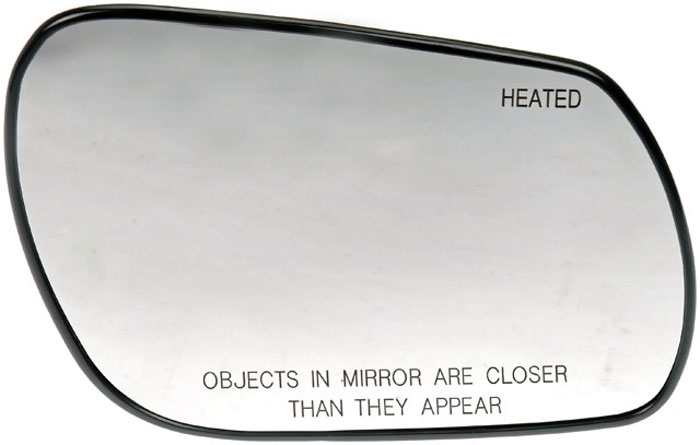 56727 Passenger Side Help Series Mirror Glass, Heated, No Blind Spot Feature - Dorman 56727 Passenger Side Door Mirror Glass Compatible with Select Mazda Models - Dorman - HELP Door Mirror Glass 56727 - Plastic Back Mirror