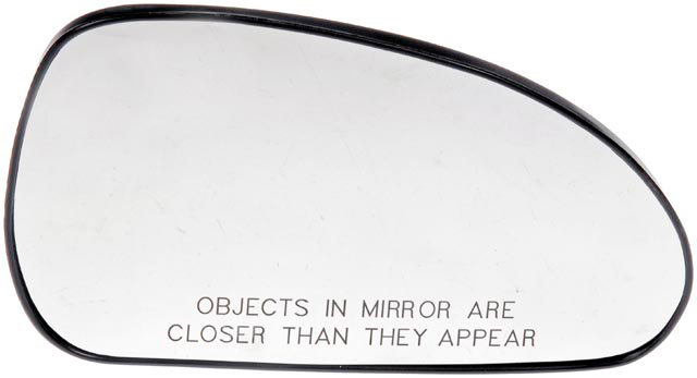 56747 Passenger Side Help Series Mirror Glass, Heated, No Blind Spot Feature - Dorman 56747 Passenger Side Door Mirror Glass Compatible with Select Mitsubishi Models - Dorman - HELP Door Mirror Glass 56747 - Plastic Backed Door Mirror Glass