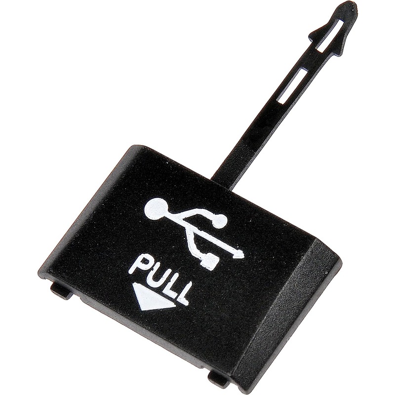 57018 Direct Fit USB Port Cover, Sold Individually - Dorman 57018 USB Port Cover Compatible with Select Models - Dorman USB Port Cover 57018 - DORMAN USB Port Cover for Ram - Black - USB Port Cover