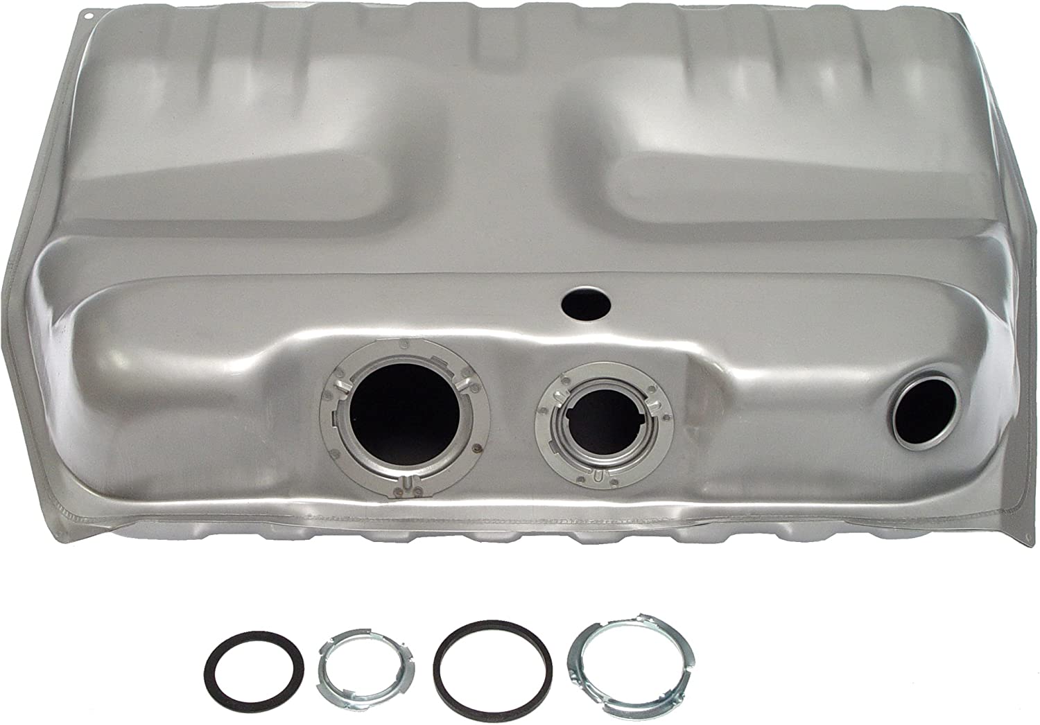 576-009 Galvanized Steel Fuel Tank, 14 gallons / 53 liters, OE Solutions Series - Dorman 576-009 Fuel Tank Compatible with Select Chrysler / Dodge / Plymouth Models - Dorman Fuel Tank 576-009 - FUEL TANK - Steel Fuel Tank - Gas Tank - This replacement fuel tank is precision-engineered to match the fit and function of the original fuel tank on specified vehicles. - Chrysler 1995-91, Dodge 1994-91, Plymouth 1994-91