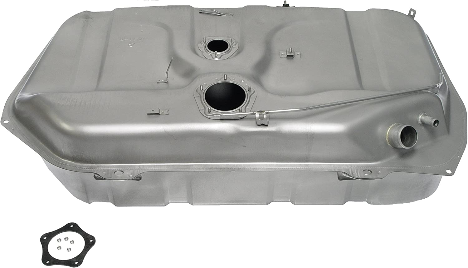 576-019 Galvanized Steel Fuel Tank, 13 gallons / 49 liters, OE Solutions Series - Dorman Fuel Tank 576-019 - FUEL TANK - Steel Fuel Tank - Gas Tank - This replacement fuel tank is precision-engineered to match the fit and function of the original fuel tank on specified vehicles. - Dodge Colt 1992-89, Eagle Summit 1992-89, Mitsubishi Mirage 1992-89, Plymouth Colt 1992-89 - Steel Fuel Tank