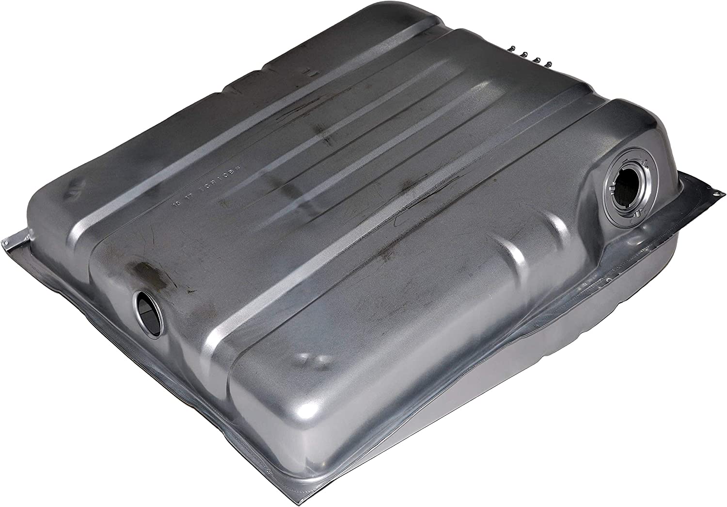 576-021 Galvanized Steel Fuel Tank, 20 gallons / 76 liters, OE Solutions Series - Dorman 576-021 Fuel Tank Compatible with Select Dodge/Plymouth Models - Dorman Fuel Tank 576-021 - FUEL TANK - Fuel Tank With Lock Ring And Seal - Gas Tank - This replacement fuel tank is precision-engineered to match the fit and function of the original fuel tank on specified vehicles. - Dodge Charger 1973-72, Dodge Coronet 1973-72, Plymouth Roadrunner 1973-72, Plymouth Satellite 1972 - Fuel Tank With Lock Ring And Seal