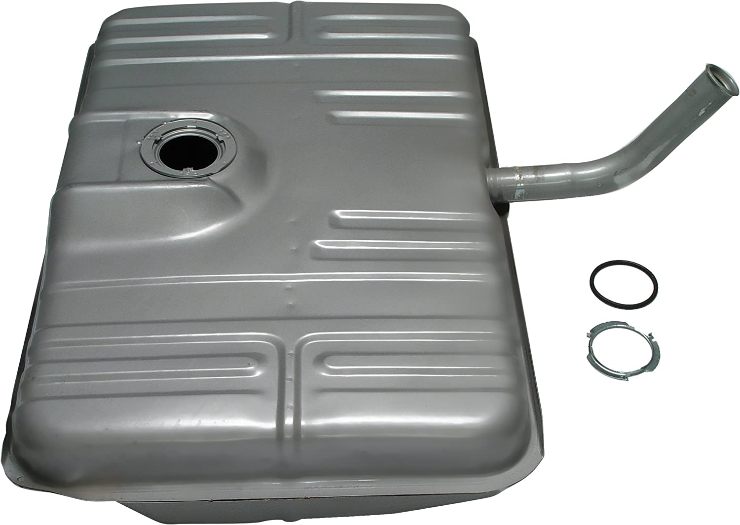 576-369 Galvanized Steel Fuel Tank, 24 gallons / 91 liters, OE Solutions Series - Dorman 576-369 Fuel Tank Compatible with Select Cadillac Models - FUEL TANK - Steel Fuel Tank - Gas Tank - This replacement fuel tank is precision-engineered to match the fit and function of the original fuel tank on specified vehicles. - Cadillac 1990-86, Cadillac 1982, Cadillac 1980-77 - Steel Fuel Tank