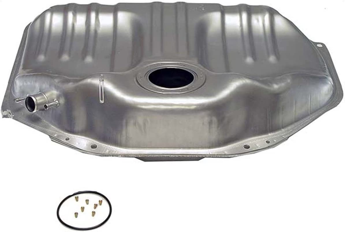 576-816 Galvanized Steel Fuel Tank, 13 gallons / 49 liters, OE Solutions Series - Dorman 576-816 Fuel Tank Compatible with Select Nissan Models - Dorman Fuel Tank 576-816 - Fuel Tank - 13 Gal, Steel, 35.25" x 25.38" x 8.63", Baffled Sump - FUEL TANK - Steel Fuel Tank - Gas Tank - This replacement fuel tank is precision-engineered to match the fit and function of the original fuel tank on specified vehicles. - Nissan Pulsar NX 1990-87, Nissan Sentra 1990-87, Nissan Tsuru 1990-87 - Steel Fuel Tank