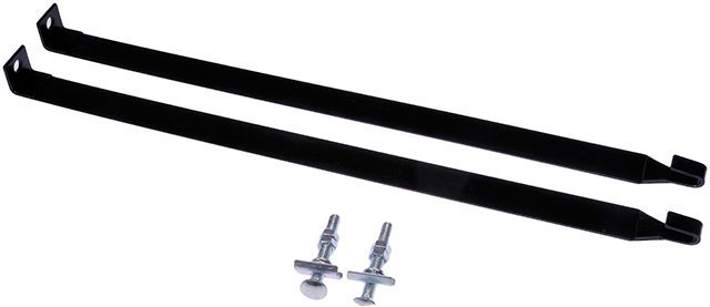 578-035 OE Solutions Series Fuel Tank Strap, Set of 2 - Dorman Fuel Tank Strap 578-035 - FUEL TANK STRAP - Fuel Tank Strap Set - Fuel Tank Bracket - Recommended for replacement whenever the fuel tank is replaced or serviced, this strap is a direct replacement for the original. Manufactured from durable materials to withstand harsh road and weather conditions. - Chevrolet Bel Air 1964-61, Chevrolet Biscayne 1964-61, Chevrolet Impala 1964-61 - Fuel Tank Strap Set