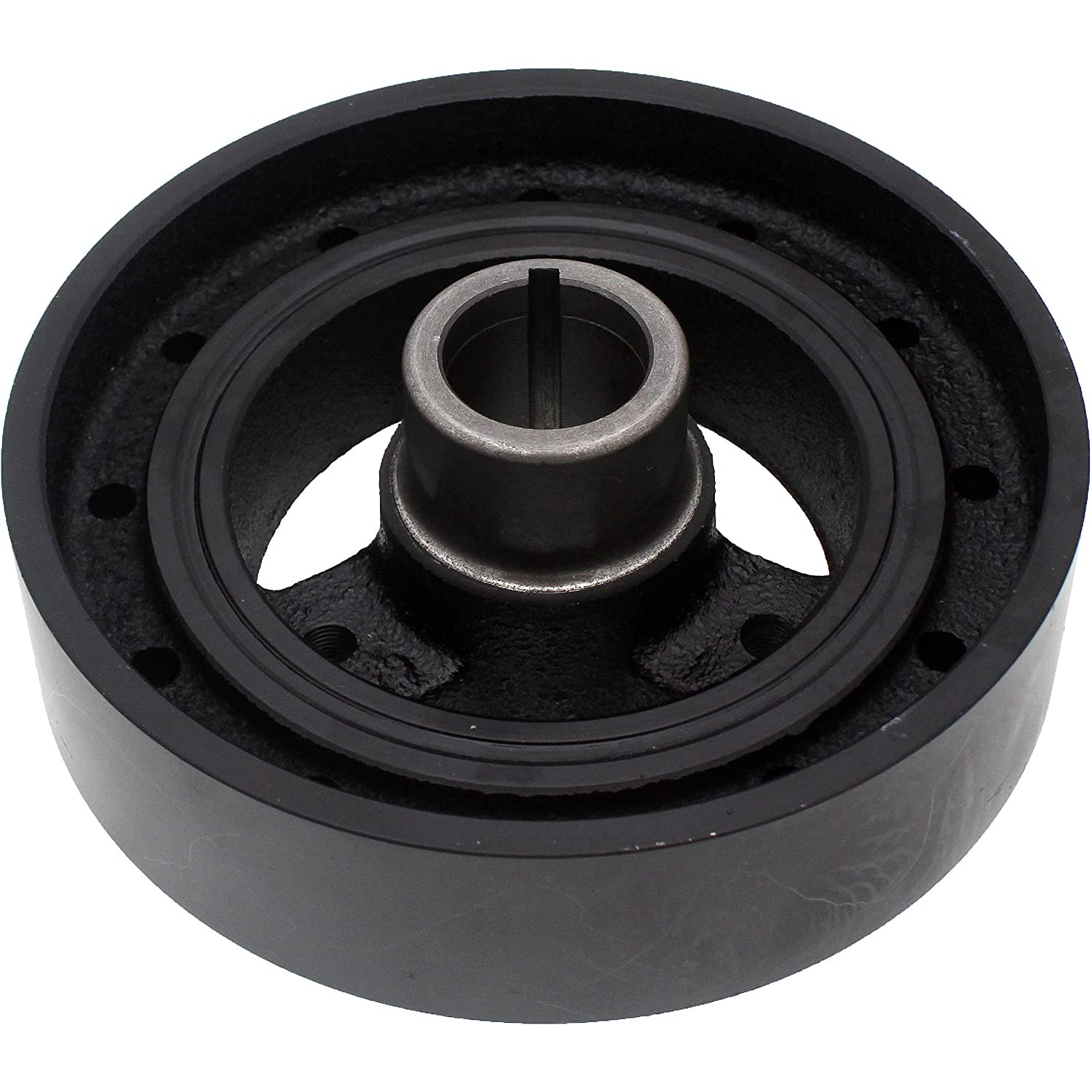 594-009 Harmonic Balancer, OE Solutions Series - Dorman 594-009 Engine Harmonic Balancer Compatible with Select Models , Black - Dorman Harmonic Balancer 594-009 - Harmonic Balancer Assembly - HARMONIC BALANCER - Harmonic Balancer Assembly - Crankshaft Pulley - Crankshaft Dampener - Harmonic Dampener - Crankshaft Damper - Engine Harmonic Balancer - This direct replacement harmonic balancer features a stress-resistant rubber bond to properly absorb engine vibration. Stringent standards help ensure excellent tensile and impact strength for greater durability. - General Motors 1993-77, General Motors 1970-69