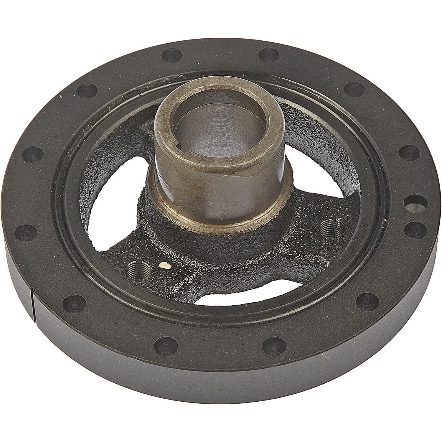 594-156 Harmonic Balancer, OE Solutions Series - Dorman 594-156 Engine Harmonic Balancer Compatible with Select Models - Dorman 594-156 Engine Harmonic Balancer Fits 1969 Chevrolet Camaro - Dorman Harmonic Balancer 594-156 - Harmonic Balancer Assembly - HARMONIC BALANCER - Harmonic Balancer Assembly - Crankshaft Damper - Engine Harmonic Balancer - Harmonic Dampener - Crankshaft Pulley - Crankshaft Dampener - This direct replacement harmonic balancer features a stress-resistant rubber bond to properly absorb engine vibration. Stringent standards help ensure excellent tensile and impact strength for greater durability. - Chevrolet 1976-75, Chevrolet 1973-62, GMC 1973-67, Pontiac 1972-71, Toyota 1974-73