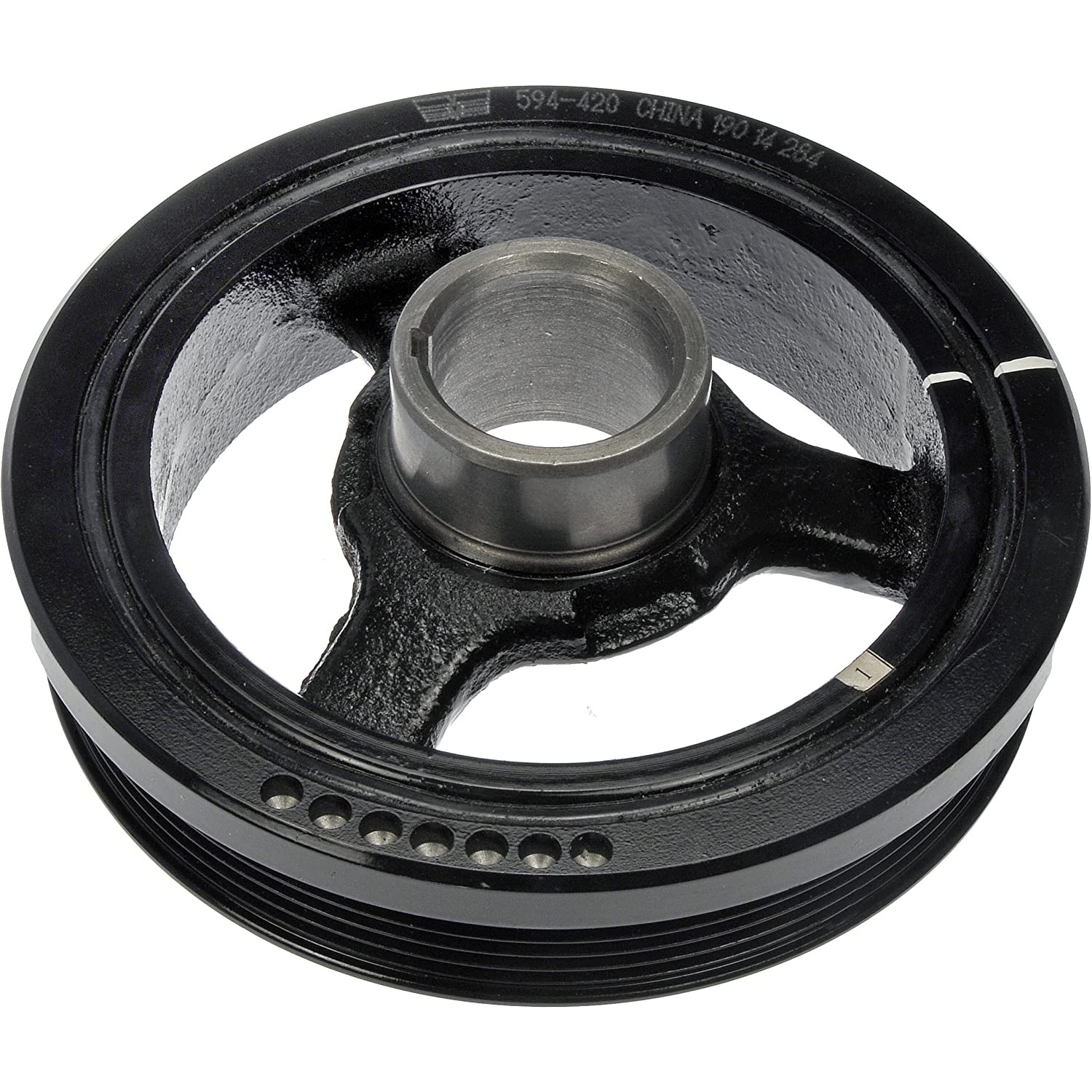 594-420 Harmonic Balancer, OE Solutions Series - Dorman 594-420 Engine Harmonic Balancer Compatible with Select Models - Dorman 594-420 Engine Harmonic Balancer for Specific Models, Black - Dorman Harmonic Balancer 594-420 - Harmonic Balancer Assembly - HARMONIC BALANCER - Harmonic Balancer Assembly - Crankshaft Damper - Harmonic Dampener - Crankshaft Dampener - Crankshaft Pulley - Engine Harmonic Balancer - This direct replacement harmonic balancer features a stress-resistant rubber bond to properly absorb engine vibration. Stringent standards help ensure excellent tensile and impact strength for greater durability. - General Motors 2020-07, Saab 2011-10