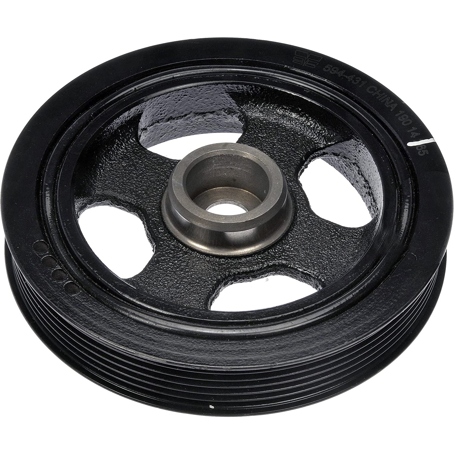 594-431 Harmonic Balancer, OE Solutions Series - Dorman 594-431 Engine Harmonic Balancer Compatible with Select Hyundai / Kia Models - Dorman Harmonic Balancer 594-431 - Harmonic Balancer Assembly - HARMONIC BALANCER - Harmonic Balancer Assembly - Harmonic Dampener - Crankshaft Dampener - Crankshaft Pulley - Engine Harmonic Balancer - Crankshaft Damper - This direct replacement harmonic balancer features a stress-resistant rubber bond to properly absorb engine vibration. Stringent standards help ensure excellent tensile and impact strength for greater durability. - Hyundai 2020-11, Kia 2019-12