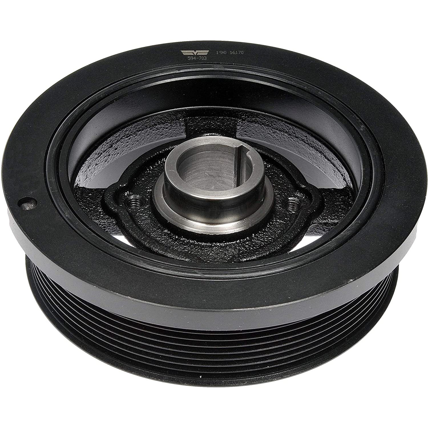 594-703 Harmonic Balancer, OE Solutions Series - Dorman 594-703 Engine Harmonic Balancer Compatible with Select Lexus/Toyota Models - Dorman Harmonic Balancer 594-703 - Harmonic Balancer Assembly - Harmonic Balancer Assembly - Crankshaft Damper - Crankshaft Dampener - Crankshaft Pulley - Engine Harmonic Balancer - Harmonic Dampener - This direct replacement harmonic balancer features a stress-resistant rubber bond to properly absorb engine vibration. Stringent standards help ensure excellent tensile and impact strength for greater durability. - Lexus 2020-08, Toyota 2020-07