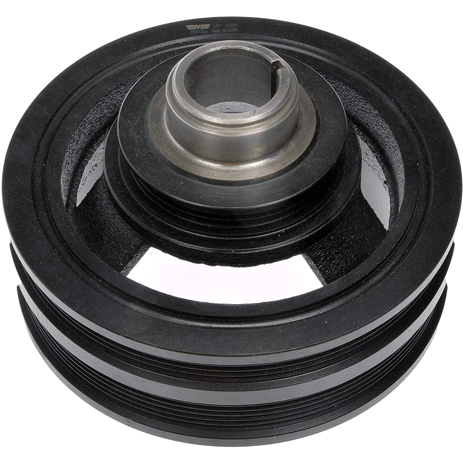594-716 Harmonic Balancer, OE Solutions Series - Dorman 594-716 Engine Harmonic Balancer Compatible with Select Cadillac/Chevrolet/GMC Models - Dorman Harmonic Balancer 594-716 - Harmonic Balancer Assembly - Harmonic Balancer Assembly - Crankshaft Damper - Crankshaft Dampener - Engine Harmonic Balancer - Harmonic Dampener - Crankshaft Pulley - This direct replacement harmonic balancer features a stress-resistant rubber bond to properly absorb engine vibration. Stringent standards help ensure excellent tensile and impact strength for greater durability. - Cadillac 2020-15, Chevrolet 2020-14, GMC 2020-14