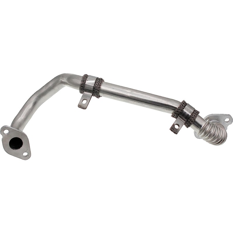 598-301 EGR Line OE Solutions Series - Direct Fit - DORMAN 16" Exhaust Gas Recirculation Tube for Dodge / Freightliner - Dorman 598-301 Rear Exhaust Gas Recirculation (EGR) Line Compatible with Select Dodge/Freightliner Models - Dorman EGR Line Tube 598-301 - EGR TUBE - Exhaust Gas Recirculation Tube - EGR Pipe - EGR Tube - Engineered to resist stress fractures, corrosion and carbon buildup blockage, this exhaust gas recirculation tube is a direct replacement for the original equipment EGR tube. Includes same features and components as installed on original EGR tube. - Dodge 2009-07, Freightliner 2009-07 - Exhaust Gas Recirculation Tube