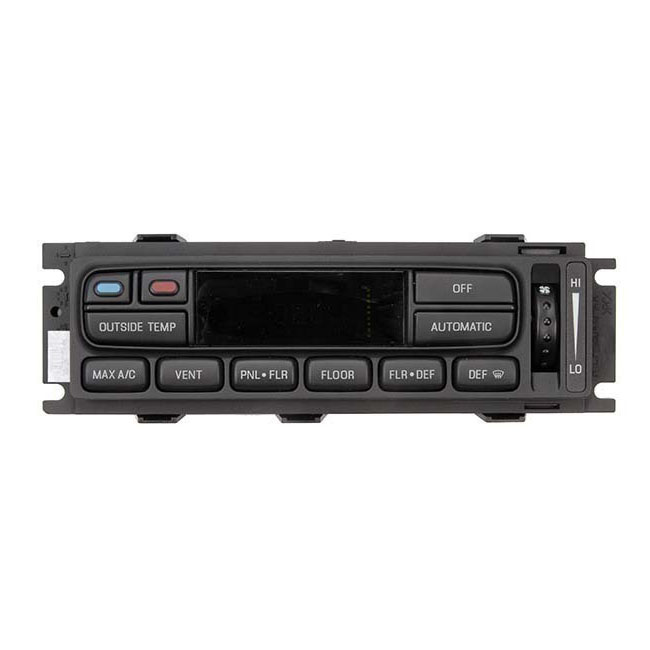 599-033 OE Solutions Series Climate Control Unit - Sold individually - Dorman A/C Selector Mode Switch 599-033 - DORMAN Remanufactured Climate Control Module for Ford - Black - Reman Climate Ctrl - Remanufactured Climate Control Module - HVAC Control Head - AC Control Head - Climate Control Module - Climate controls stopped working? Seamlessly restore operation by easily swapping the malfunctioning original module with this fully tested replacement unit. - Ford Expedition 2002-99, Lincoln Blackwood 2002, Lincoln Navigator 2002-99 - Remanufactured Climate Control Module