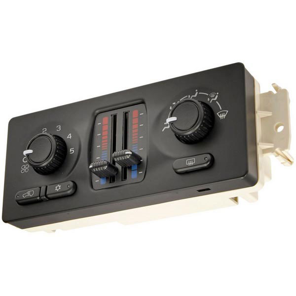 599-210XD Front or Rear Climate Control Unit, For Models with Manual Air Conditioning Controls and Automatic Configuration Software - Climate Control Module - Climate Control Module - HVAC Control Head - AC Control Head - Climate controls stopped working? Easily replace your unit with this brand new Dorman OE FIX HVAC control module assembled and tested in the USA. This unit contains proprietary software that eliminates the need for programming with GM-specific software like SPS (Service Programming System). Because of this, one OE FIX module fits a wide range of General Motors, Isuzu and Saab vehicles that have manual air conditioning controls. After installation, the unit is automatically configured to the vehicle, making installation quick and easy. - General Motors 2009-02, Isuzu 2008-03, Saab 2009-05 - Dorman 599-210XD Climate Control Module Compatible with Select Models (OE FIX) - Dorman - OE Solutions HVAC Control Module 599-210XD