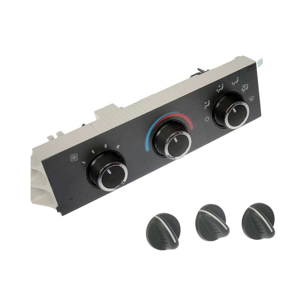 599-293 OE Solutions Series Climate Control Unit - Sold individually - CLIMATE CONTROL - Climate Control Module - AC Control Head - HVAC Control Head - Climate controls stopped working? Seamlessly restore operation by easily swapping the malfunctioning original module with this fully tested replacement unit. - Chevrolet 2021-01, Chevrolet 1996, GMC 2021-96 - Climate Control Module - Manual, 5 Connectors, 17 Terminals, Bolt On, White Housing - Dorman 599-293 Climate Control Module Compatible with Select Chevrolet/GMC Models - Dorman A/C Control Module 599-293
