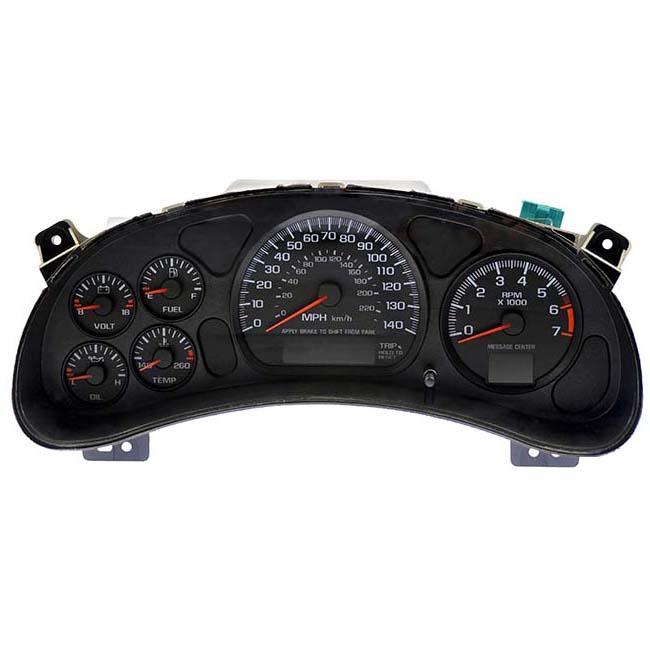 599-312 Instrument Cluster OE Solutions Series - Dorman Instrument Cluster 599-312 - DORMAN Remanufactured Instrument Cluster for Ford - Reman Instrmnt Clstr - Remanufactured Instrument Cluster - Instrument Binnacle - Speedometer - Instrument Gauges - Instrument Cluster - This instrument cluster has been professionally remanufactured to precise specifications to restore the vehicle's appearance and essential functions. It has been thoroughly reconditioned and fully tested to ensure reliable operation. - Chevrolet Impala 2005-01, Chevrolet Monte Carlo 2005-00