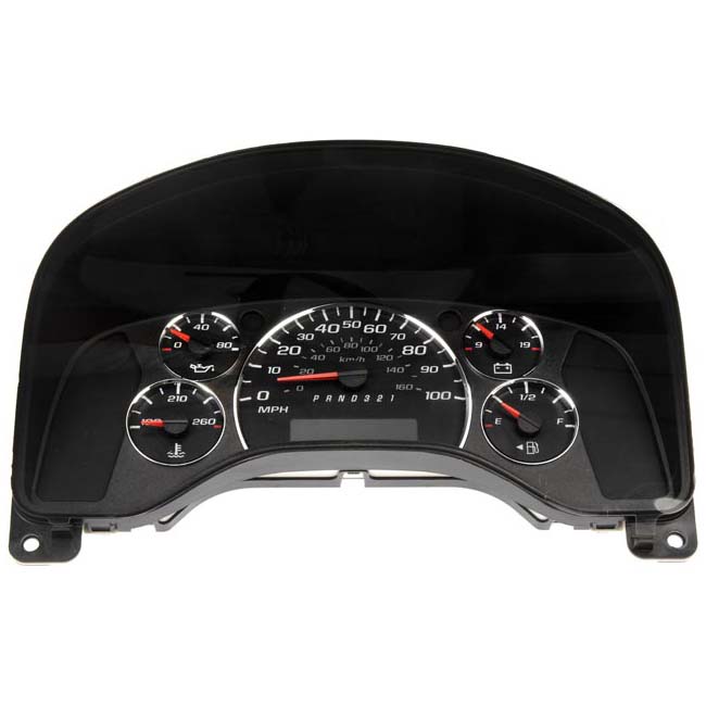 599-361 Instrument Cluster OE Solutions Series Digital and Analog - DORMAN 26" x 14" Remanufactured Instrument Cluster for Chevrolet - Black - Dorman Instrument Cluster 599-361 - Reman Instrmnt Clstr - Remanufactured Instrument Cluster - Instrument Gauges - Instrument Cluster - Instrument Binnacle - Speedometer - This instrument cluster has been professionally remanufactured to precise specifications to restore the vehicle's appearance and essential functions. It has been thoroughly reconditioned and fully tested to ensure reliable operation. - Chevrolet 2009-08, GMC 2009-08