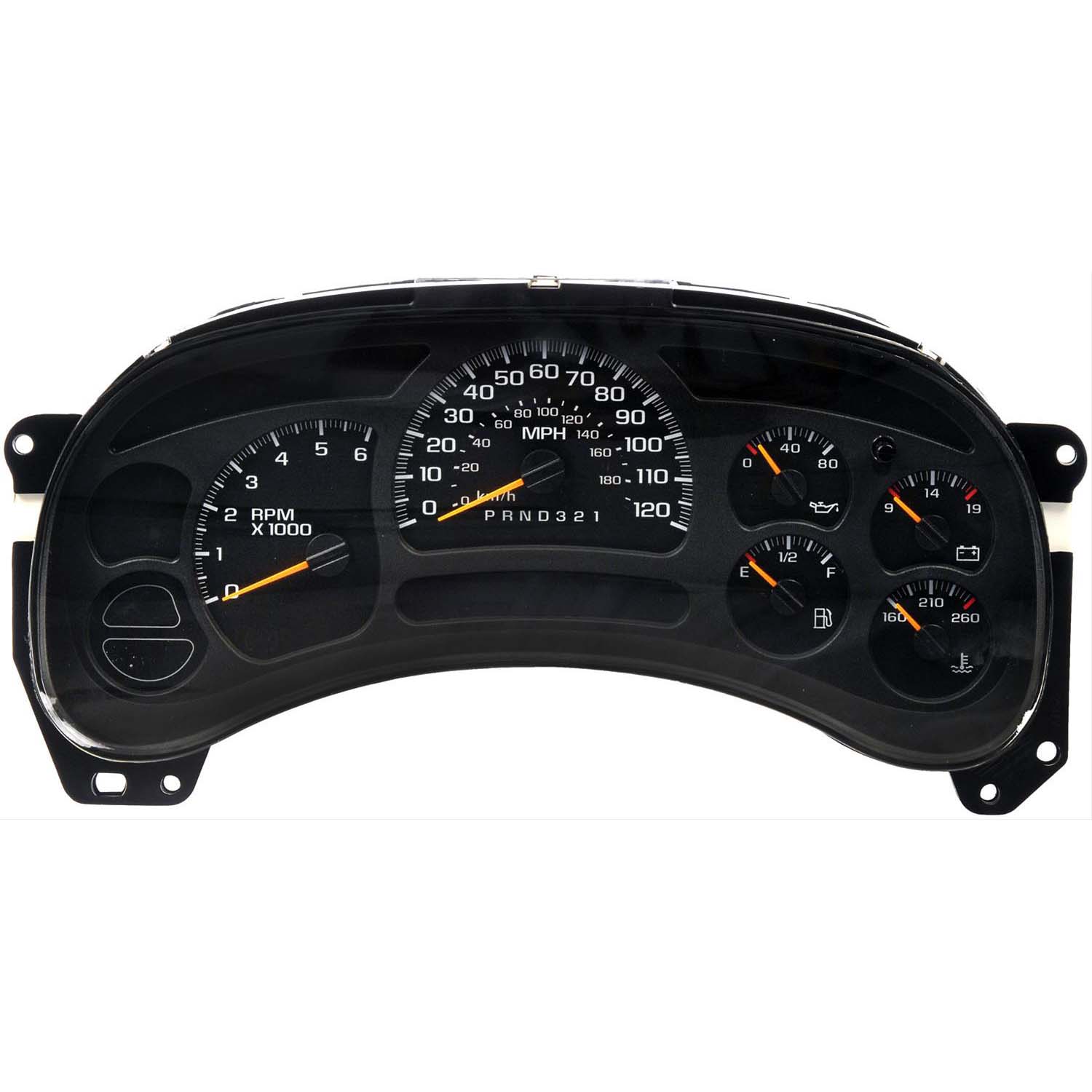 599-393 Instrument Cluster OE Solutions Series Digital and Analog - DORMAN 26" x 14" Remanufactured Instrument Cluster for Chevrolet - Black - Dorman Instrument Cluster 599-393 - Reman Instrmnt Clstr - Remanufactured Instrument Cluster - Speedometer - Instrument Gauges - Instrument Cluster - Instrument Binnacle - This instrument cluster has been professionally remanufactured to precise specifications to restore the vehicle's appearance and essential functions. It has been thoroughly reconditioned and fully tested to ensure reliable operation. - Chevrolet Uplander 2007-05 - Remanufactured Instrument Cluster