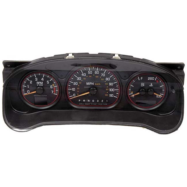 599-420 Instrument Cluster OE Solutions Series Analog - DORMAN 26" x 14" Remanufactured Analog Instrument Cluster for Pontiac - Black - Dorman Instrument Cluster 599-420 - Reman Instrmnt Clstr - Remanufactured Instrument Cluster - Speedometer - Instrument Gauges - Instrument Cluster - Instrument Binnacle - This instrument cluster has been professionally remanufactured to precise specifications to restore the vehicle's appearance and essential functions. It has been thoroughly reconditioned and fully tested to ensure reliable operation. - Pontiac Montana 2005-03