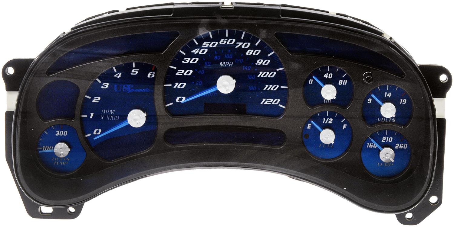 599-453 Instrument Cluster OE Solutions Series - Dorman Instrument Cluster 599-453 - DORMAN Remanufactured Instrument Cluster for GMC - Reman Instrmnt Clstr - Remanufactured Instrument Cluster - Instrument Cluster - Instrument Binnacle - Speedometer - Instrument Gauges - This instrument cluster has been professionally remanufactured to precise specifications to restore the vehicle's appearance and essential functions. It has been thoroughly reconditioned and fully tested to ensure reliable operation. - Chevrolet 2007-03, GMC 2007-03 - Upgraded Remanufactured Instrument Cluster