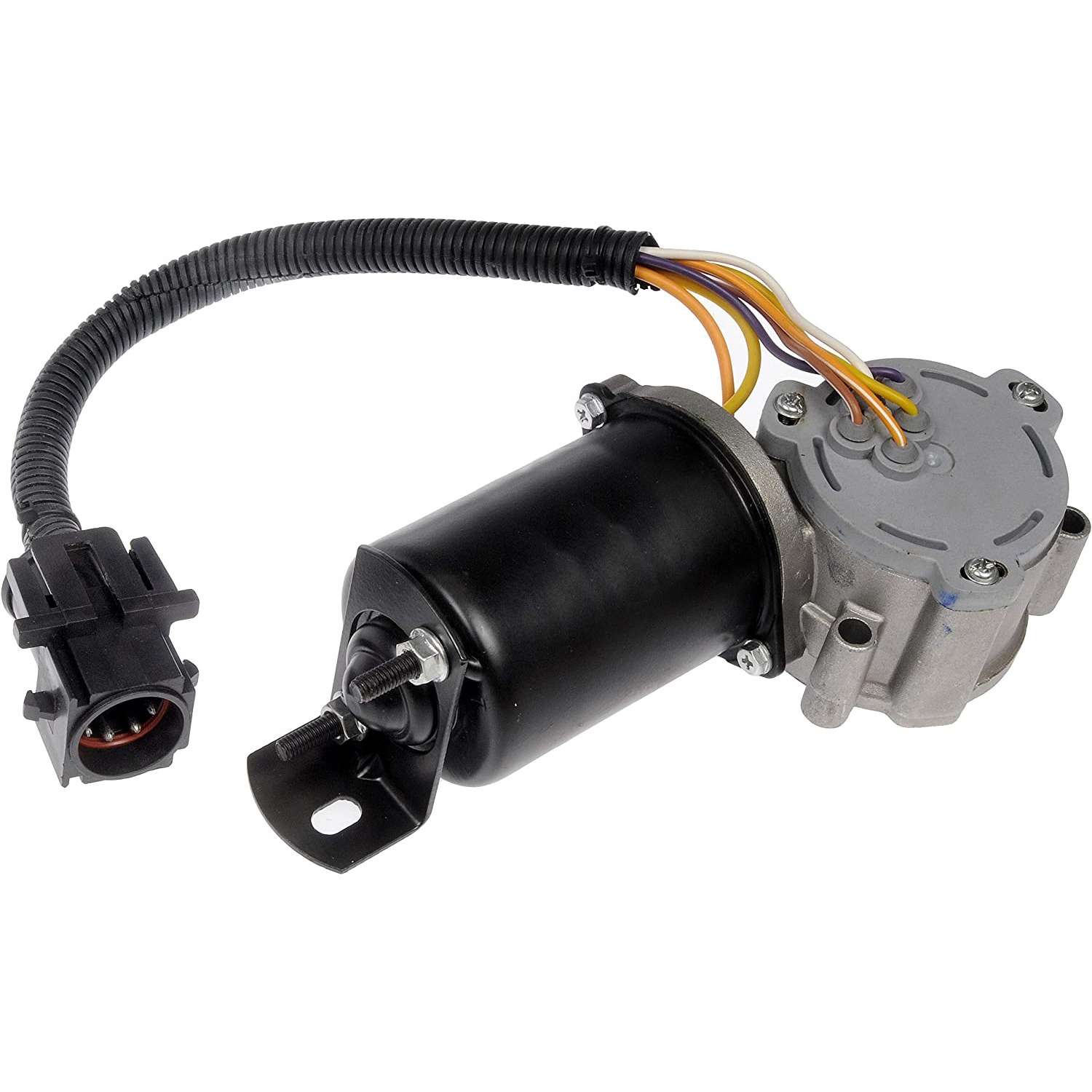 600-804 Transfer Case Motor, OE Solutions Series - Dorman 600-804 Transfer Case Motor Compatible with Select Ford Models - Dorman Transfer Case Motor 600-804 - Transfer Case Motor - Transfer Case Shift Motor - 4WD Shift Motor - Four Wheel Drive Motor - Transfer Case Encoder Motor - Transfer Case Actuator - 4WD Actuator - Transfer case stopped shifting between high and low ranges? Swap out a seized transfer case motor with this direct replacement. Designed to install and perform like the original motor, it uses a factory-style connector and is sealed for protection. - Ford Bronco 1990-87 - Transfer Case Shift Motor