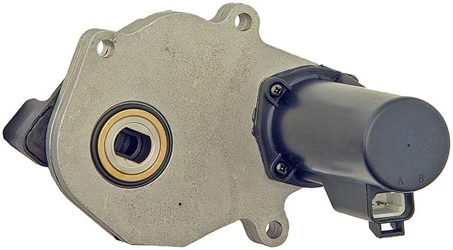 600-902 Transfer Case Motor, OE Solutions Series - Dorman 600-902 Transfer Case Motor Compatible with Select Models, Black - Dorman Transfer Case Motor 600-902 - Transfer Case Motor - Transfer Case Shift Motor - 4WD Shift Motor - Transfer Case Actuator - 4WD Actuator - Four Wheel Drive Motor - Transfer Case Encoder Motor - Transfer case stopped shifting between high and low ranges? Swap out a seized transfer case motor with this direct replacement. Designed to install and perform like the original motor, it uses a factory-style connector and is sealed for protection. - Cadillac 2000-99, Chevrolet 2000-96, Dodge 2002-01, GMC 2000-96 - Transfer Case Shift Motor