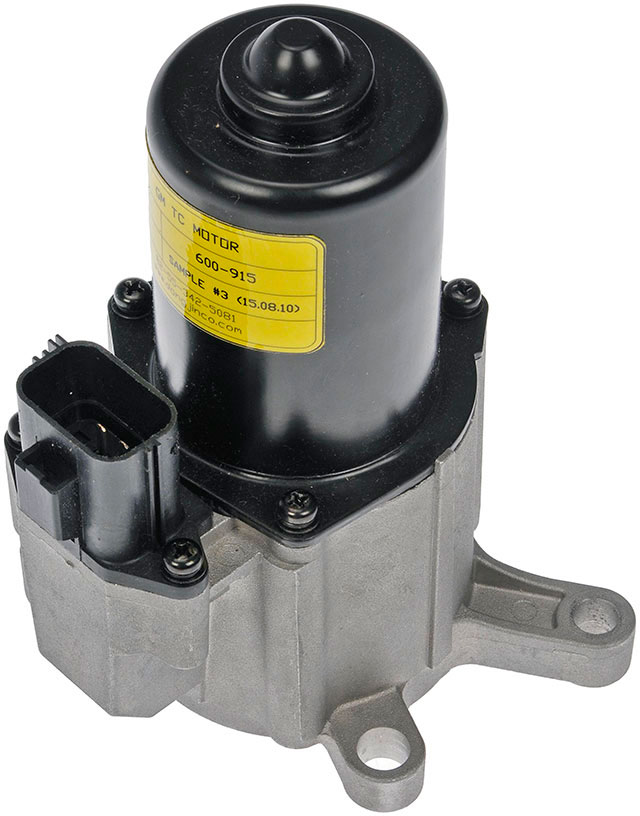 4WD Transfer Case Motor - 600-915 Transfer Case Motor, OE Solutions Series - Dorman 600-915 Transfer Case Motor Compatible with Select Jeep Models - Dorman 600-915 Transfer Case Motor for Specific Jeep Models - Dorman Transfer Case Motor 600-915 - Transfer Case Motor - 4WD Transfer Case Motor - Transfer Case Actuator - Four Wheel Drive Motor - Transfer Case Shift Motor - Transfer Case Encoder Motor - 4WD Actuator - 4WD Shift Motor - Transfer case stopped shifting between high and low ranges? Swap out a seized transfer case motor with this direct replacement. Designed to install and perform like the original motor, it uses a factory-style connector and is sealed for protection. - Jeep Commander 2010-06, Jeep Grand Cherokee 2010-05
