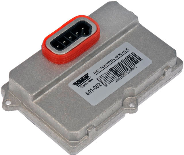 601-052 HID Bulb Ballast - Direct Fit, Sold individually - Dorman 601-052 High Intensity Discharge Lighting Ballast Compatible with Select Models - Dorman Xenon Headlight Control Module 601-052 - HID Ballast - High Intensity Discharge Control Ballast - HID Lighting Ballast - Ballast - HID Headlight Module - Headlight Ballast - Xenon Light Ballast - This high-intensity discharge lighting ballast is designed to match the fit and performance of the original HID ballast and restore proper headlight function on specified vehicles. - 2019-15, 2012-98 - High Intensity Discharge Control Ballast