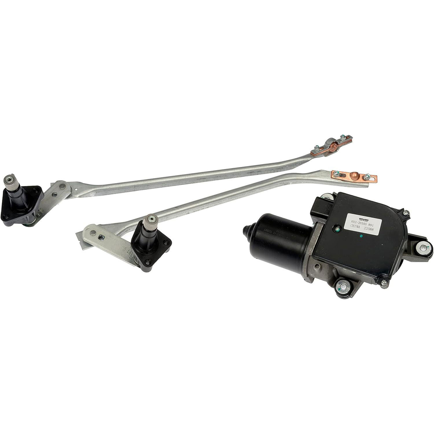 602-203AS OE Solutions Series Wiper Motor - Dorman 602-203AS Windshield Wiper Motor and Linkage Assembly Compatible with Cadillac/Chevrolet/GMC Models - Dorman Windshield Wiper Motor Linkage Assembly 602-203AS - Windshield Wiper Motor and Linkage Assembly - Windshield Wiper Motor and Transmission Assembly - Wiper Assembly - Windshield Wiper Motor And Transmission Assembly - Wiper Transmission - Windshield wiper transmission or motor failed? Fix it quickly and completely the first time with this brand new wiper motor and transmission assembly that matches the function and performance of original equipment. - Cadillac 2000-99, Chevrolet 2002-88, GMC 2002-88
