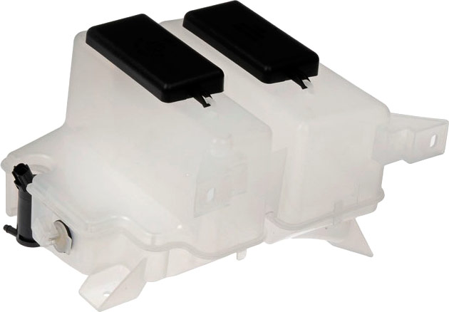 603-057 Washer Reservoir, Without Pump - Dorman 603-057 Front Washer Fluid Reservoir Compatible with Select Ford/Mercury Models - Dorman Coolant Recovery Tank 603-057 - Dual Coolant / Windshield Washer Fluid Reservoir - Dual Coolant / Windshield Washer Fluid Reservoir: Black and White, Plastic - Fluid Reservoir - Dual Coolant / Windshield Washer Fluid Reservoir - Wiper Fluid Reservoir - Washer Fluid Bottle - This washer fluid reservoir is designed to match the fit and function of the original equipment reservoir. It is engineered to withstand the stresses of underhood heat and engine vibration on specified vehicle makes, models, and years. - Ford 2011-95, Mazda 2010-95, Mercury 2001-97
