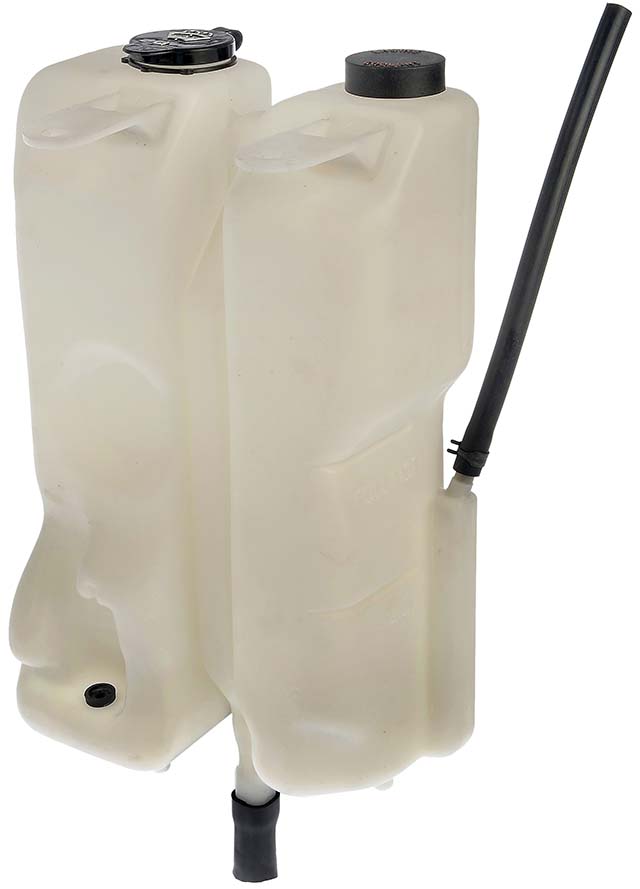 603-105 4.3L, 6Cyl Washer Reservoir, Without Pump - Dorman 603-105 Front Engine Coolant Reservoir for Specific Chevrolet / GMC Models Fits select: 1995-2005 CHEVROLET ASTRO, 1995-2005 GMC SAFARI - Dorman603-105 Windshield Washer Fluid Reservoir, White - Dorman Windshield Washer Reservoir 603-105 - Dual Coolant / Windshield Washer Fluid Reservoir - Dual Coolant / Windshield Washer Fluid Reservoir: White, Plastic, Original Equipment Replacement - Dual Reservoir - Dual Coolant / Windshield Washer Fluid Reservoir - Surge Tank - Fluid Reservoir - Degas Bottle - Coolant Reservoir - Anti-Freeze Reservoir - Coolant Bottle - This replacement engine coolant reservoir is manufactured from quality materials to withstand the stresses of underhood heat and engine vibration. It is engineered and manufactured to match the fit and function of the original part. - Chevrolet Astro 2005-95, GMC Safari 2005-95