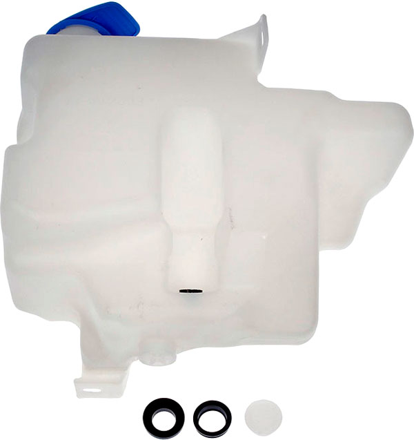 603-273 Washer Reservoir, Without Pump - Dorman Windshield Washer Reservoir 603-273 - Washer Reservoir - Windshield Washer Fluid Reservoir - Wiper Fluid Reservoir - Fluid Reservoir - Washer Fluid Bottle - This washer fluid reservoir is designed to match the fit and function of the original equipment reservoir. It is engineered to withstand the stresses of underhood heat and engine vibration on specified vehicle makes, models, and years. - Volkswagen Golf 2001-99 - Windshield Washer Fluid Reservoir