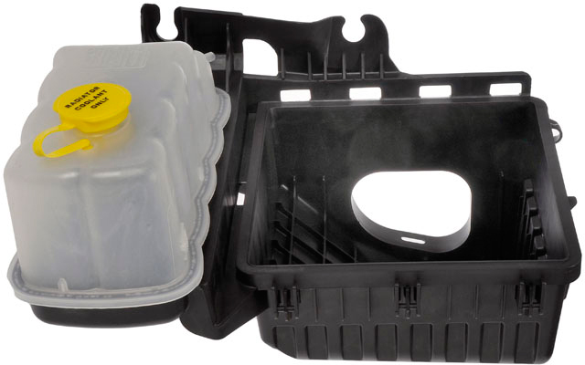 603-341 Coolant Reservoir, 6.2L, 8Cyl OE Solutions Series - Coolant Reservoir - Non-Pressurized Coolant Reservoir - Anti-Freeze Reservoir - Surge Tank - Degas Bottle - Coolant Bottle - Fluid Reservoir - This replacement engine coolant reservoir is manufactured from quality materials to withstand the stresses of underhood heat and engine vibration. It is engineered and manufactured to match the fit and function of the original part. - Ford F-150 2014-10, Ford F-350 Super Duty 2010, Ford Lobo 2014-11 - Dorman 603-341 Front Engine Coolant Reservoir Compatible with Select Ford Models - Dorman 603-341 Front Engine Coolant Reservoir for Specific Ford Models - Dorman Coolant Recovery Tank 603-341 - Non-Pressurized Coolant Reservoir