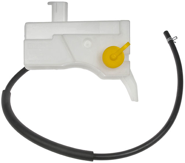 603-498 Coolant Reservoir, 2.5L, 4Cyl OE Solutions Series - Dorman 603-498 Front Engine Coolant Reservoir Compatible with Select Nissan Models - Dorman 603-498 Front Engine Coolant Reservoir for Specific Nissan Models - Dorman Coolant Recovery Tank 603-498 - Fluid Reservoir - Non-Pressurized Coolant Reservoir - Surge Tank - Degas Bottle - Coolant Bottle - Anti-Freeze Reservoir - Coolant Reservoir - This replacement engine coolant reservoir is manufactured from quality materials to withstand the stresses of underhood heat and engine vibration. It is engineered and manufactured to match the fit and function of the original part. - Nissan Rogue 2013-08, Nissan Rogue Select 2015-14, Nissan X-Trail 2014-07 - Non-Pressurized Coolant Reservoir: White, Plastic, Original Equipment Replacement