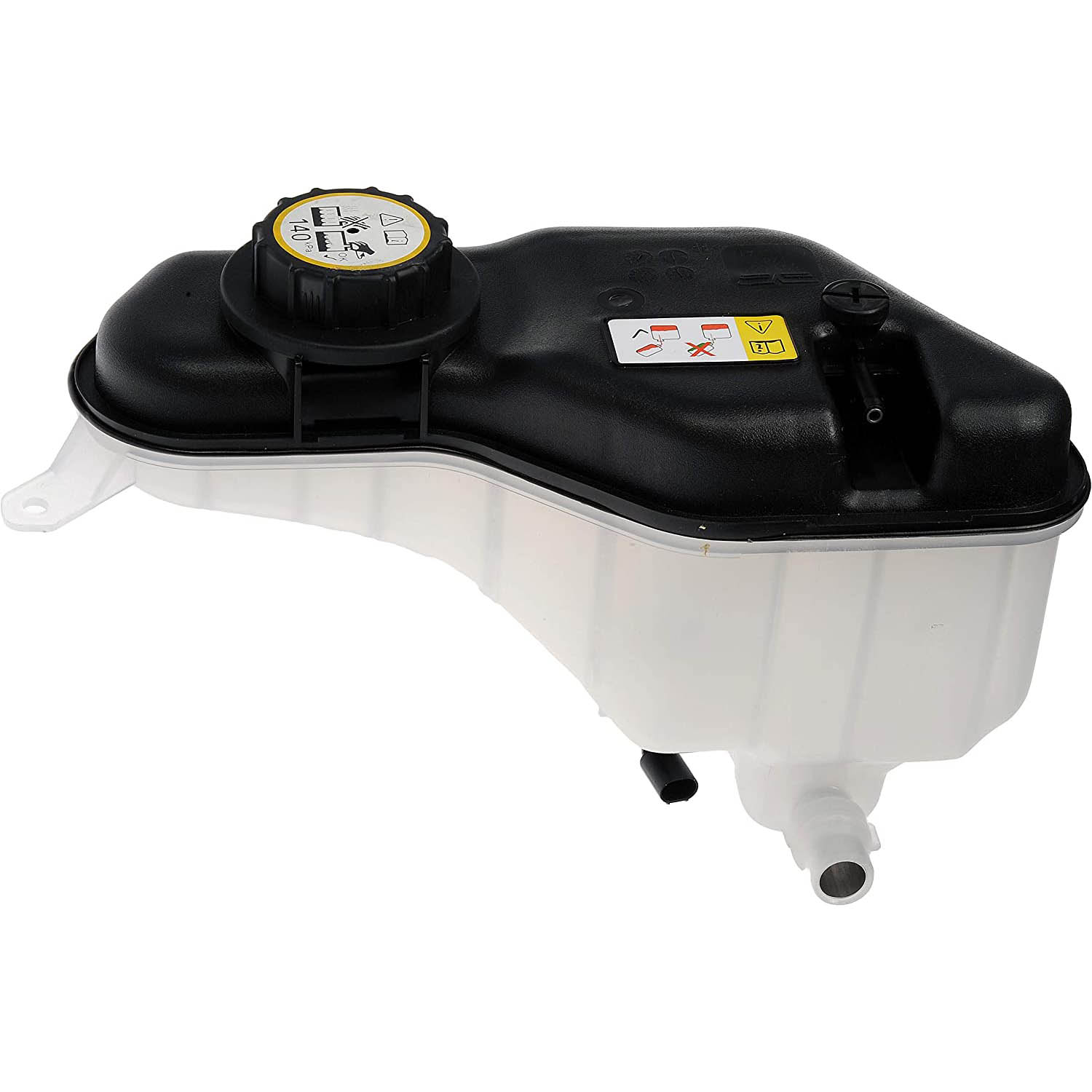 603-664 Coolant Reservoir, OE Solutions Series - Coolant Reservoir - Pressurized Coolant Reservoir - Fluid Reservoir - Surge Tank - Anti-Freeze Reservoir - Coolant Bottle - Degas Bottle - This replacement engine coolant reservoir is manufactured from quality materials to withstand the stresses of underhood heat and engine vibration. It is engineered and manufactured to match the fit and function of the original part. - Jaguar 2010-99 - Dorman 603-664 Front Engine Coolant Reservoir Compatible with Select Jaguar Models - Dorman Coolant Recovery Tank 603-664 - Pressurized Coolant Reservoir: White; Black, Plastic, Original Equipment Replacement