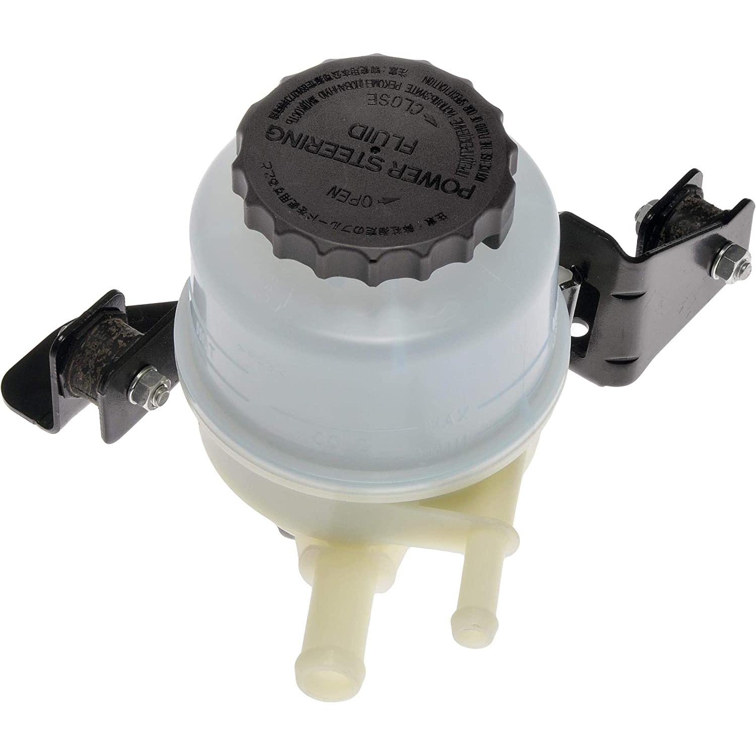 603-678 OE Solutions Series Power Steering Reservoir - Gray and white, Direct Fit, Sold individually - Dorman 603-678 Power Steering Reservoir Compatible with Select Toyota Models - Dorman Power Steering Reservoir 603-678 - Power Steering Reservoir - Power Steering Reservoir: Gray and White, Plastic, Original Equipment Replacement - Steering Reservoir - Power Steering Reservoir - P/S Reservoir - PS Reservoir - This replacement power steering fluid reservoir is manufactured from quality materials to withstand the stresses of underhood heat and engine vibration. It is thoroughly tested to ensure optimum fit on specific vehicle applications. - Toyota Sequoia 2007-01, Toyota Tundra 2006-00