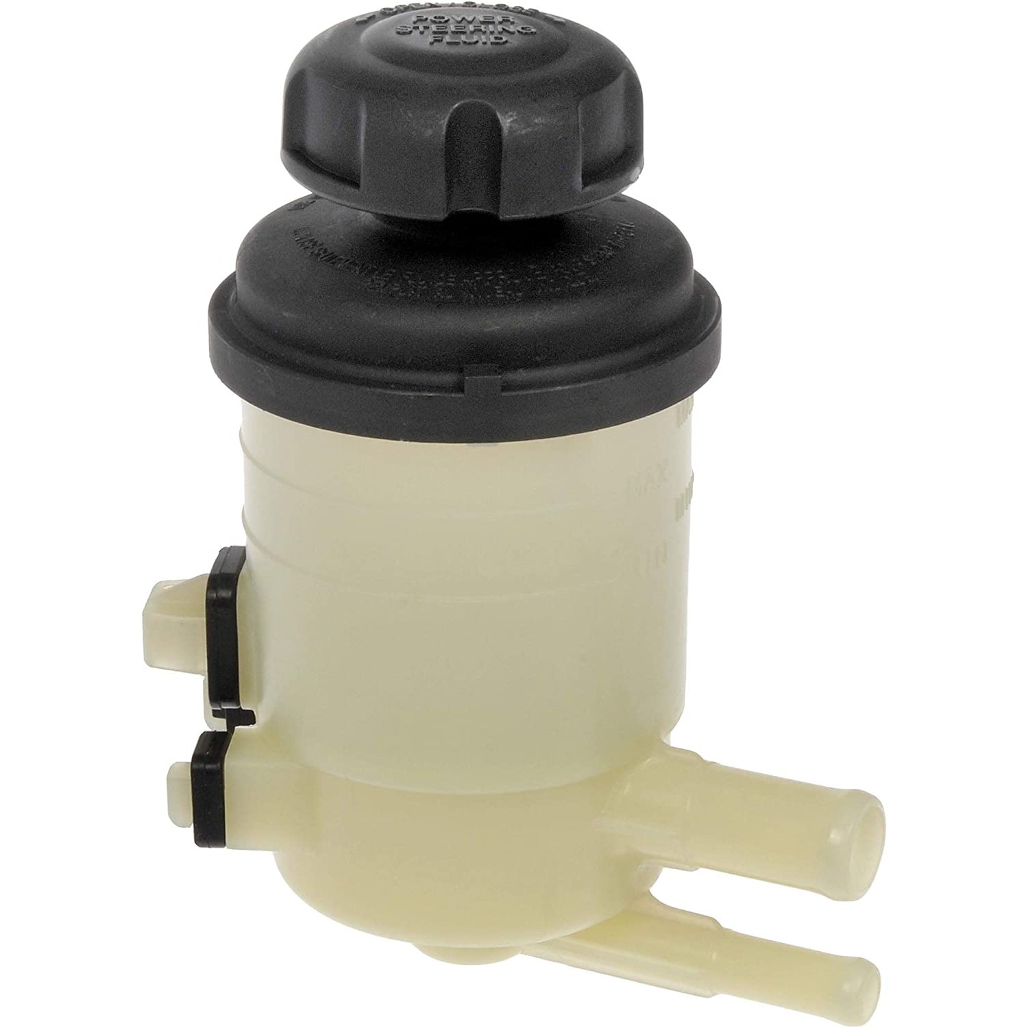 603-695 OE Solutions Series Power Steering Reservoir - Black and White, Direct Fit, Sold individually - Dorman 603-695 Power Steering Reservoir Compatible with Select Kia Models - Dorman Power Steering Reservoir 603-695 - Power Steering Reservoir - Steering Reservoir - Power Steering Reservoir - PS Reservoir - P/S Reservoir - This replacement power steering fluid reservoir is manufactured from quality materials to withstand the stresses of underhood heat and engine vibration. It is thoroughly tested to ensure optimum fit on specific vehicle applications. - Kia Magentis 2010-06, Kia Optima 2010-06, Kia Rondo 2012-07