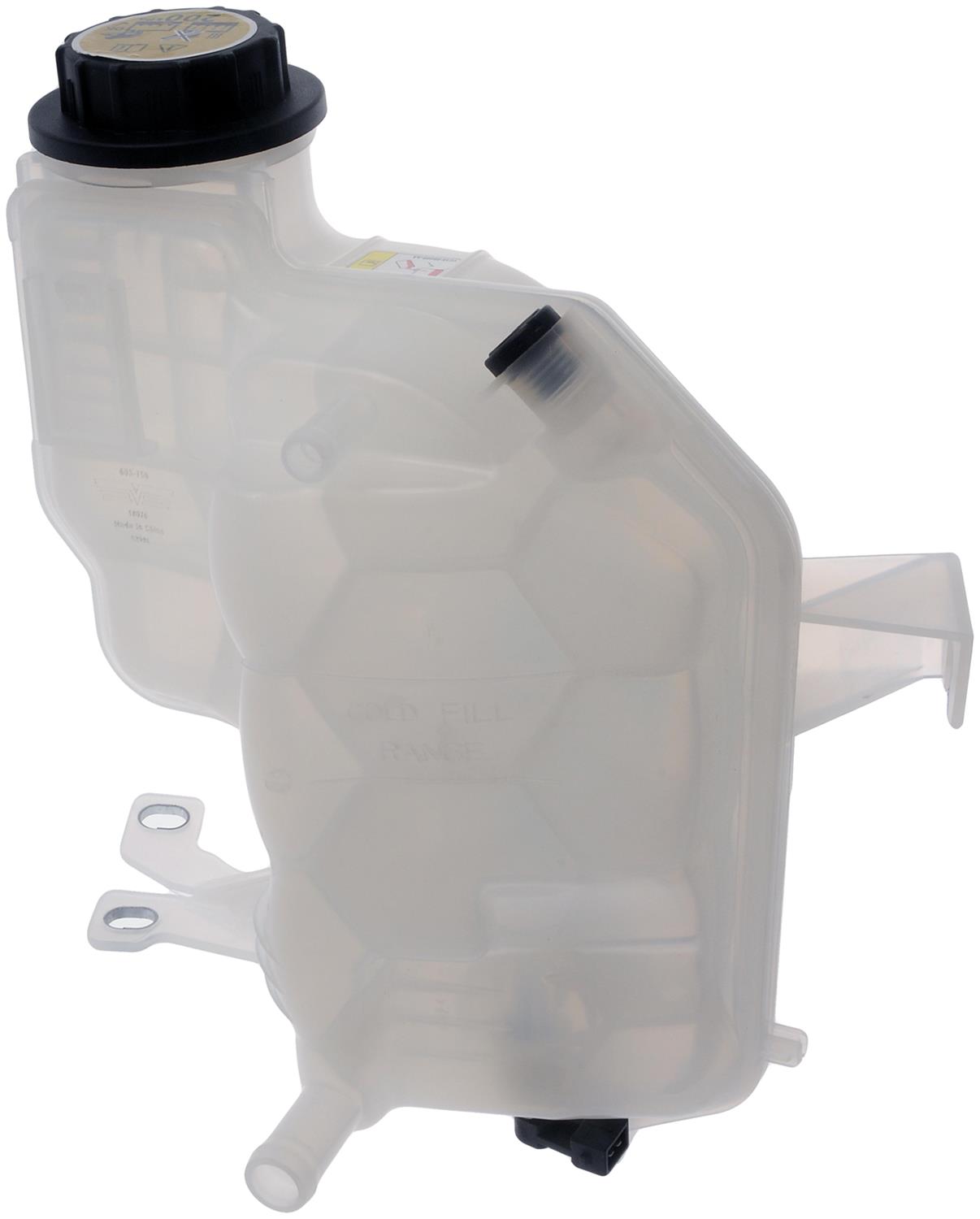 603-759 Coolant Reservoir, OE Solutions Series - Coolant Reservoir - Pressurized Coolant Reservoir - Fluid Reservoir - Surge Tank - Coolant Bottle - Degas Bottle - Anti-Freeze Reservoir - This replacement engine coolant reservoir is manufactured from quality materials to withstand the stresses of underhood heat and engine vibration. It is engineered and manufactured to match the fit and function of the original part. - Land Rover LR3 2009-05, Land Rover LR4 2016-10, Land Rover Range Rover Sport 2013-06 - Dorman 603-759 Engine Coolant Reservoir Compatible with Select Land Rover Models - Dorman Coolant Recovery Tank 603-759 - Pressurized Coolant Reservoir - Pressurized Coolant Reservoir: Clear, Plastic, Original Equipment Replacement
