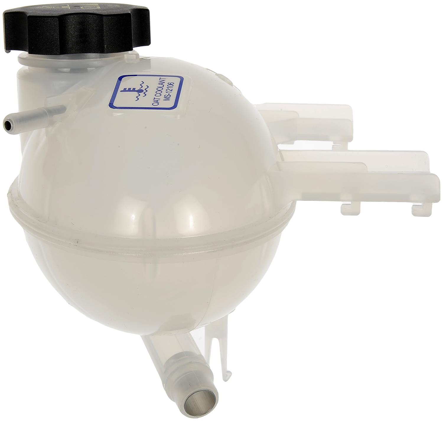 603-841 Coolant Reservoir, OE Solutions Series - Coolant Reservoir - Pressurized Coolant Reservoir - Coolant Bottle - Degas Bottle - Surge Tank - Fluid Reservoir - Anti-Freeze Reservoir - This replacement engine coolant reservoir is manufactured from quality materials to withstand the stresses of underhood heat and engine vibration. It is engineered and manufactured to match the fit and function of the original part. - Fiat 500X 2018-16, Jeep Renegade 2021-15 - Dorman 603-841 Engine Coolant Reservoir Compatible with Select Fiat/Jeep Models - Dorman 603-841 Engine Coolant Reservoir for Specific Fiat / Jeep Models Fits select: 2015-2021 JEEP RENEGADE, 2016-2018 FIAT 500X - Dorman Coolant Recovery Tank 603-841 - Pressurized Coolant Reservoir - Pressurized Coolant Reservoir: Clear, Plastic, Original Equipment Replacement