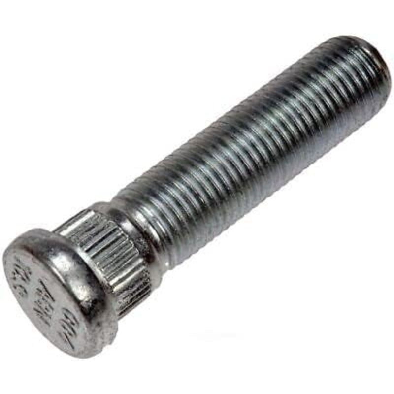 610-004.1 AutoGrade Series Wheel Stud - Direct Fit, Sold individually - Dorman 610-004.1: M14-1.50 Serrated Wheel Stud - 16mm Knurl, 59.77mm Length - Dorman Wheel Stud 610-004.1 - M14-1.50 Serrated Wheel Stud - 16mm Knurl, 59.77mm Length - Wheel Stud - M14-1.50 Serrated Wheel Stud - 16mm Knurl, 59.77mm Length - Wheel Bolt - These wheel lug studs are made of carbon steel and tested to demanding automotive industry standards to ensure strength, longevity and safety. - Ford 2023-15, Lincoln 2023-10 - Wheel Stud: Serrated, M14-1.50 Thread Size, Right Hand Thread, 1 Pack
