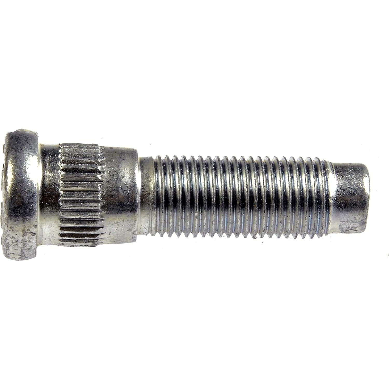 1/2-20 Serrated Wheel Stud - .620 In. Knurl, 1-15/16 In. Length - 610-379 AutoGrade Series Wheel Stud - Direct Fit, Sold Individually - DORMAN 1/2"-20 Wheel Lug Stud for Ford - Silver - Dorman 610-379 Front 1/2-20 Serrated Wheel Stud - .620 In. Knurl, 1-15/16 In. Length Compatible with Select Models, 10 Pack - WHEEL STUD - 1/2-20 Serrated Wheel Stud - .620 In. Knurl, 1-15/16 In. Length - Wheel Bolt - Wheel Stud - These wheel lug studs are made of carbon steel and tested to demanding automotive industry standards to ensure strength, longevity and safety. - Dodge 2001-94, Ford 2005-95, Mazda 2010-98, Mercury 2001-97 - Wheel Stud: Serrated, 1/2-20 Thread Size, Right Hand Thread (sold by each)