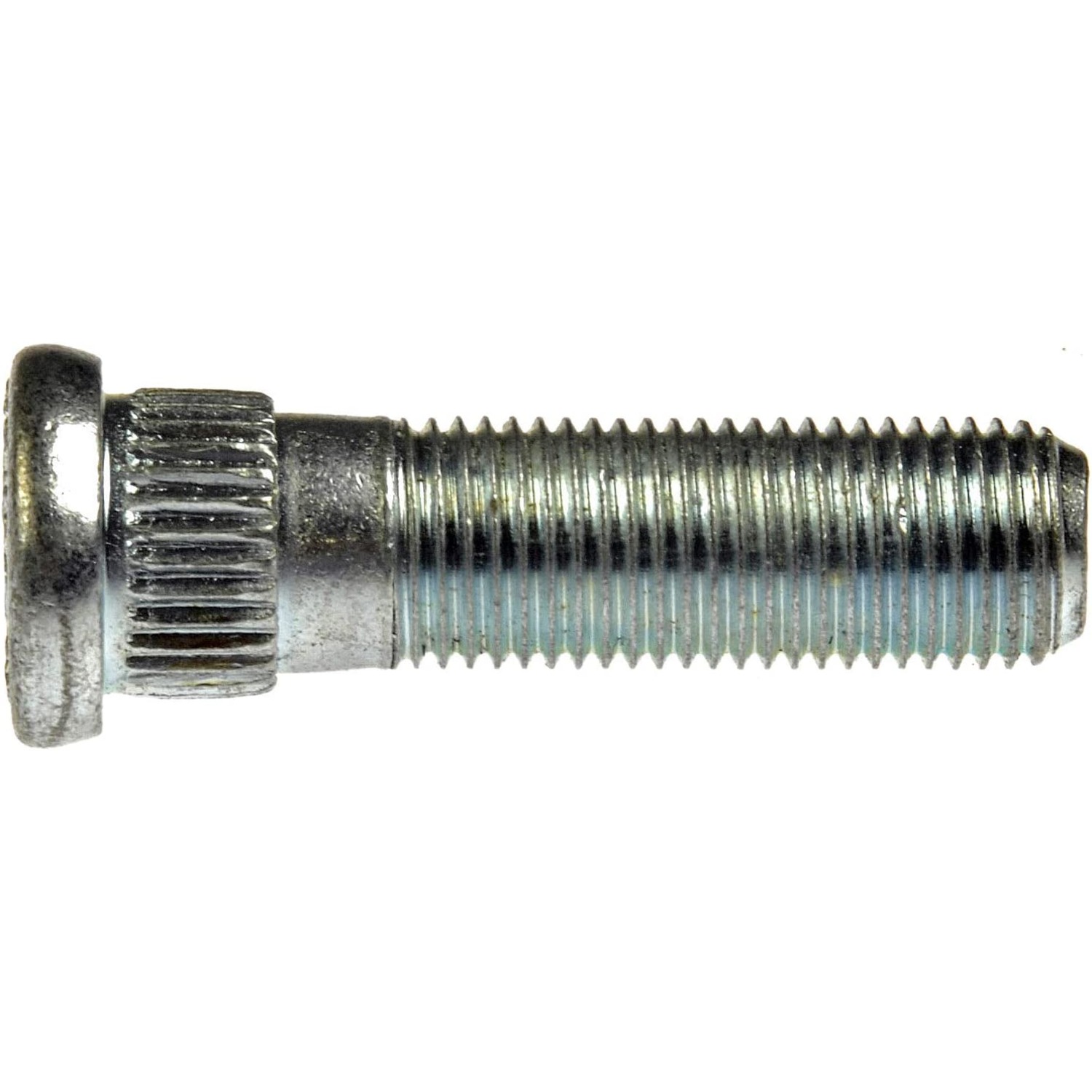 610-404 AutoGrade Series Wheel Stud - Direct Fit, Sold individually - Dorman 610-404 M12-1.25 Serrated Wheel Stud - 14.28mm Knurl, 46mm Length Compatible with Select Models, 10 Pack - DORMAN M12-1.25 mm Wheel Lug Stud for Nissan - Silver - M12-1.25 Serrated Wheel Stud - 14.28mm Knurl, 46mm Length - WHEEL STUD - M12-1.25 Serrated Wheel Stud - 14.28mm Knurl, 46mm Length - Wheel Stud - Wheel Bolt - These wheel lug studs are made of carbon steel and tested to demanding automotive industry standards to ensure strength, longevity and safety. - Infiniti 2010-04, Mercury 2002-93, Nissan 2023-04, Nissan 2002-93, Suzuki 2012-09 - Wheel Stud: Serrated, M12-1.25 Thread Size, Right Hand Thread (sold by each)