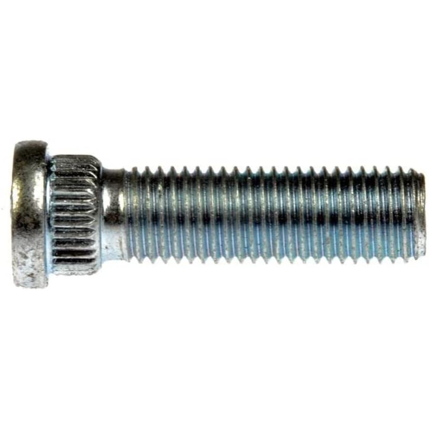 610-414 AutoGrade Series Wheel Stud - Direct Fit, Sold individually - DORMAN M12-1.5 Wheel Lug Stud for Dodge - Silver - M12-1.50 Serrated Wheel Stud - 14.38mm Knurl, 45mm Length - WHEEL STUD - M12-1.50 Serrated Wheel Stud - 14.38mm Knurl, 45mm Length - Wheel Bolt - Wheel Stud - These wheel lug studs are made of carbon steel and tested to demanding automotive industry standards to ensure strength, longevity and safety. - Chrysler 2023-07, Chrysler 2005-85, Hyundai 2005-89, Kia 2006-01, Mitsubishi 2023-85 - Wheel Stud: Serrated, M12-1.50 Thread Size, Right Hand Thread (sold by each)
