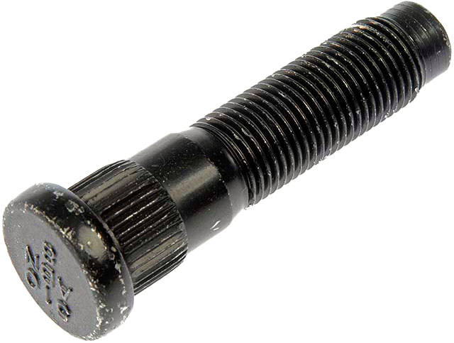 610-510 AutoGrade Series Wheel Stud - Direct Fit, Sold Individually - 9/16-18 Serrated Wheel Stud - 0.670 In. Knurl, 2.472 In. Length - WHEEL STUD - 9/16-18 Serrated Wheel Stud - 0.670 In. Knurl, 2.472 In. Length - Wheel Bolt - Wheel Stud - These wheel lug studs are made of carbon steel and tested to demanding automotive industry standards to ensure strength, longevity and safety. - Chrysler 2009-07, Dodge 2012-04, Mitsubishi 2009-06, Ram 2011 - Wheel Stud: Serrated, 9/16-18 Thread Size, Right Hand Thread (sold by each)