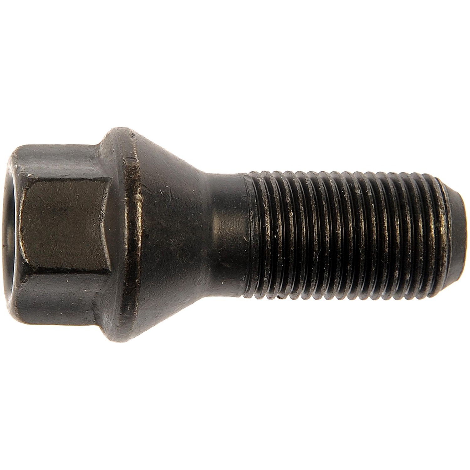 610-532.1 AutoGrade Series Wheel Stud - Direct Fit, Sold Individually - Dorman 6105321 Wheel Bolt M14-1.25 - Dorman Wheel Nut 610-532.1 - M14-1.25 Wheel Bolt - 17 Mm Hex, 22.1 Mm Thread Length - WHEEL BOLT M14-1.25 - M14-1.25 Wheel Bolt - 17 Mm Hex, 22.1 Mm Thread Length - Wheel Bolt - This replacement wheel lug bolt matches the original equipment hard wear dimensions for a reliable fit. Made of quality materials to ensure safe installation of the wheel under all conditions. - BMW 2023-07, Mini 2023-07 - Wheel Bolt: M14-1.25 Thread Size, Conical - 60 deg Seat Style, 17 mm Hex Size, Black, 1 Pack