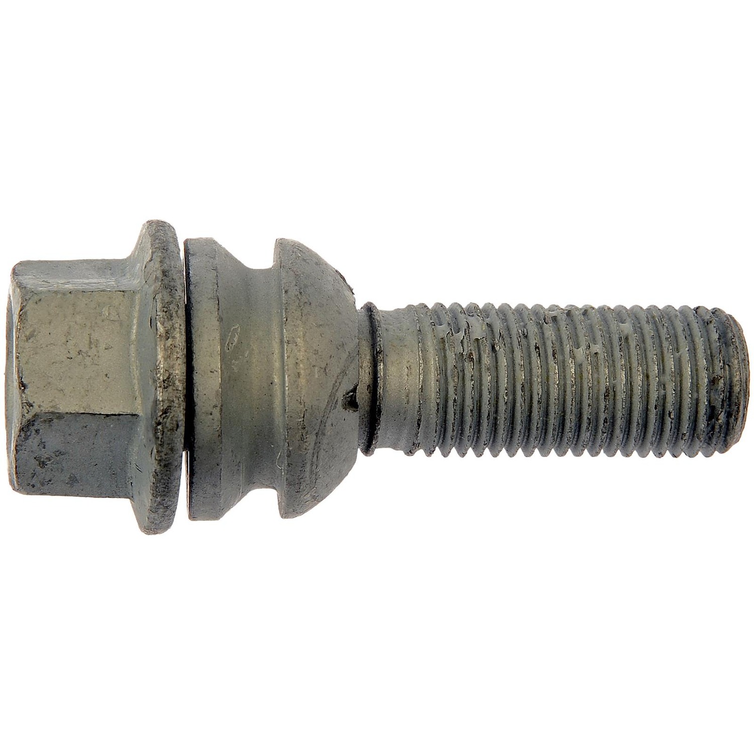 610-539.1 AutoGrade Series Lug Bolt - Direct Fit - Dorman 610-539.1: M14-1.5 Wheel Bolt - 19 Mm Hex, 30.6 Mm Thread Length - Dorman Wheel Nut 610-539.1 - M14-1.5 Wheel Bolt - 19 Mm Hex, 30.6 Mm Thread Length - WHEEL BOLT M14-1.50 - M14-1.5 Wheel Bolt - 19 Mm Hex, 30.6 Mm Thread Length - Wheel Bolt - This replacement wheel lug bolt matches the original equipment hard wear dimensions for a reliable fit. Made of quality materials to ensure safe installation of the wheel under all conditions. - Audi 2015-07, Porsche 2010-08, Porsche 2006-03, Volkswagen 2014-03 - Wheel Bolt: M14-1.50 Thread Size, Ball Seat Style, 19 mm Hex Size, Silver, 1 Pack