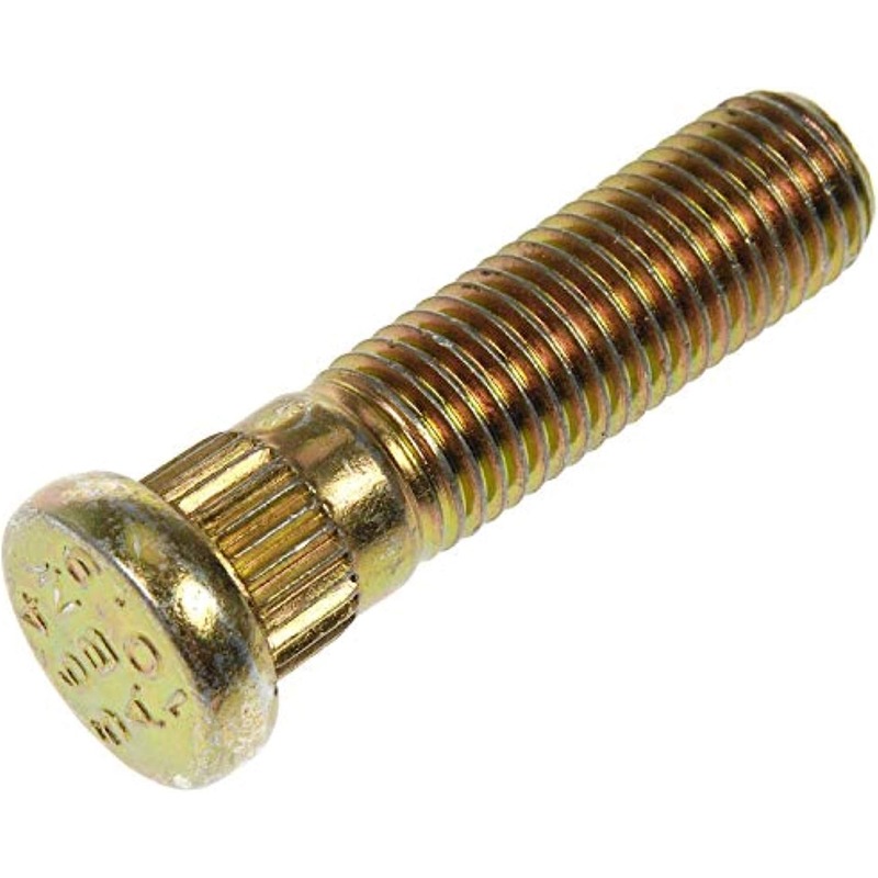 610-564.1 AutoGrade Series Wheel Stud - Direct Fit, Sold Individually - Dorman 610-564.1: M12-1.50 Serrated Wheel Stud - 12.5 Mm Knurl, 47 Mm Length - Dorman Wheel Stud 610-564.1 - WHEEL BOLT, M12-1.50 - M12-1.50 Serrated Wheel Stud - 12.5 Mm Knurl, 47 Mm Length - Wheel Bolt - Wheel Stud - These wheel lug studs are made of carbon steel and tested to demanding automotive industry standards to ensure strength, longevity and safety. - Chevrolet 2021-03, Pontiac 2010-05 - Wheel Stud: Serrated, M12-1.50 Thread Size, Right Hand Thread, 1 Pack