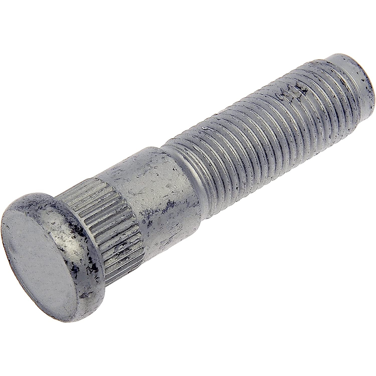 610-615.1 AutoGrade Series Wheel Stud - Direct Fit, Sold Individually - Dorman 6106151 Wheel Stud - Dorman Wheel Stud 610-615.1 - M14-1.50 Serrated Wheel Stud - .630" Knurl, 2.350" Length - Wheel Stud - M14-1.50 Serrated Wheel Stud - .630" Knurl, 2.350" Length - Wheel Bolt - These wheel lug studs are made of carbon steel and tested to demanding automotive industry standards to ensure strength, longevity and safety. - Dodge 2023-11, Jeep 2023-11, Ram 2023-12